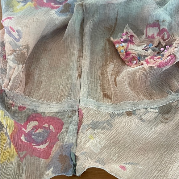 Alberta Ferretti Multicolor Floral silk Camisole - Picture 9 of 11